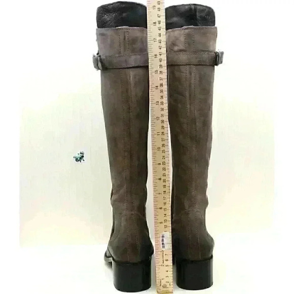 Donald Pliner Muriel Women's Brown Distressed Leather Knee High Boots Size US 10 - Picture 6 of 11